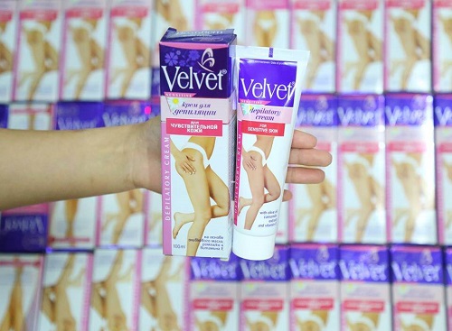 Kem tẩy lông Velvet là dòng sản phẩm dành cho mọi làn da, ngay cả da nhạy cảm 